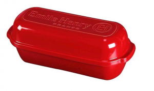 EMILE HENRY Pane di campagna cm. 9,5x16x15 capacità litri 5,5 colore Grand Cru - Rosso EH345503