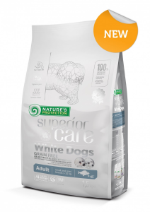 NATURE' S PROTECTION - White Dogs Grain Free White Fish Adult Small and Mini Breeds 1,5 Kg-2