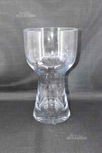Vase Glass Flower Stand Cup Big 34x19 Cm