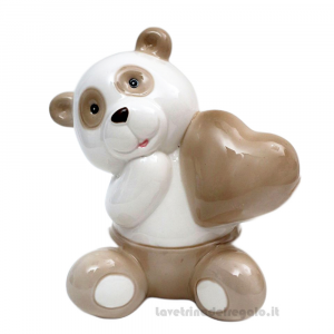 Salvadanaio Panda in porcellana con scatola regalo 14 cm - Idea Regalo