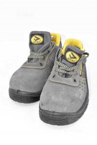 Shoes Accident Prevention Size 40 Grey Yellow Bicap