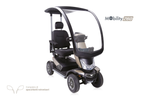 Scooter elettrico per anziani con tettuccio rimovibile
