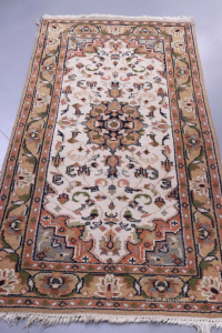 Carpet Beige Brown Indian 93x160 Cm