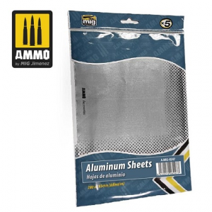 AMMO OF MIG: fogli di pellicola alluminio 280x195 mm