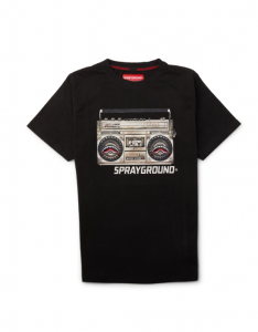 T-Shirt Sprayground Stereo Black