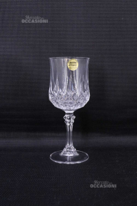 Set Chalices Water And Wine 6 + 6 Pieces In Crystal Darques France