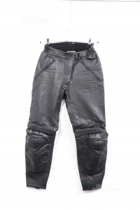 Pants Motorcycle Woman Spidi Black In Leather Size.46