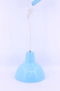 Chandelier By Metal Bell Light Blue Livarno Lux23 Cm Diameter