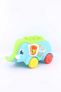Carrettino Elephant Holder Rubber Constructions Soft Clemmy 17162