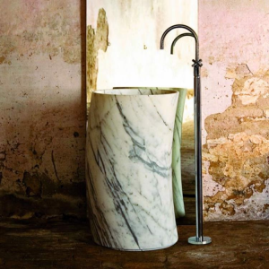 Freestanding Washbasin ArlexItalia Right in marble