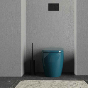 Rimless back to wall toilet pan Ovvio Nic Design