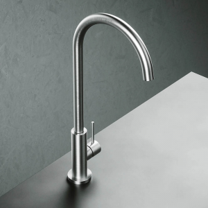 Kitchen sink mixer tap Inox Quadro Design