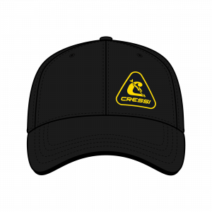 CRESSI BASEBALL CAP BLACK/YELLOW