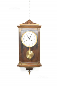 Pendulum Clock Meluxwood Complete And Working 70x28x13 Cm
