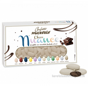 Confetti Choco Nuance Tortora cioccolato fondente 1Kg Maxtris - Italy