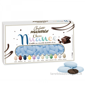 Confetti Choco Nuance Cielo cioccolato fondente 1Kg Maxtris - Italy