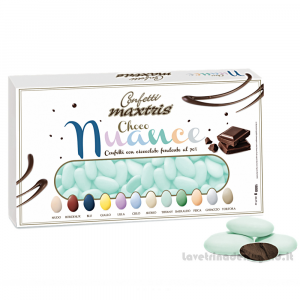 Confetti Choco Nuance Tiffany cioccolato fondente 1Kg Maxtris - Italy