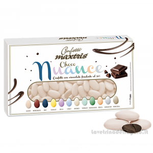 Confetti Choco Nuance Nudo al cioccolato fondente 1Kg Maxtris - Italy