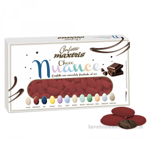 Confetti Choco Nuance Bordeuax al cioccolato fondente 1Kg Maxtris - Italy
