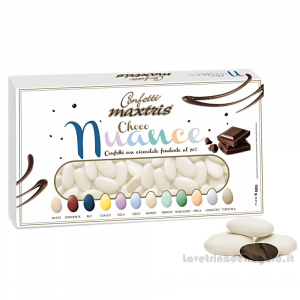 Confetti Choco Nuance Avorio al cioccolato fondente 1Kg Maxtris - Italy