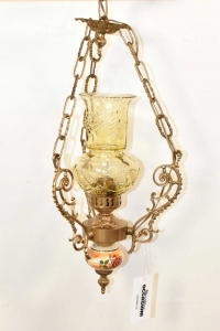 Chandelier To Hang Glass And Iron