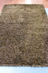 Carpet Fringes Brown 160x230 Cm