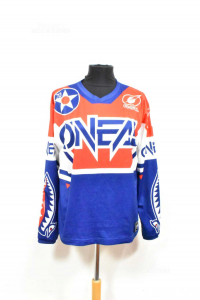 Complete Man Oneal Motorcycle Cross Size.m Blue Red,t-shirt + Pants