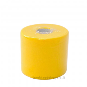 Rotolo per Bomboniere giallo in tulle Baratti - 12.5 cm x 100 mt