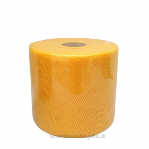 Rotolo per Bomboniere giallo forte in tulle Baratti - 12.5 cm x 100 mt