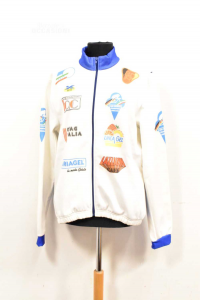 Jacket From Ciclismo Sherba Sizexl White Plushed Wintery