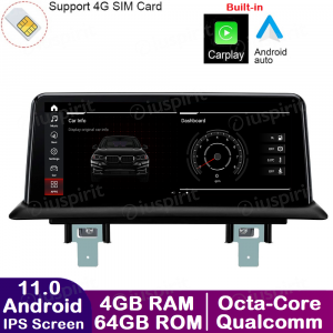 ANDROID navigatore per BMW serie 1 BMW E81 BMW E82 BMW E87 BMW E88 Sistema originale CCC 10.25 pollici WI-FI GPS 4G LTE Bluetooth MirrorLink 4GB RAM 64GB ROM