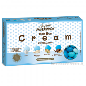 Confetti celesti Anime Golose Bon Bon Cream Sfumati al cioccolato 900gr Maxtris - Italy