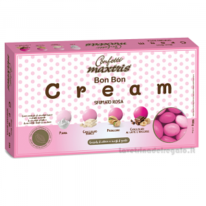 Confetti rosa Anime Golose Bon Bon Cream Sfumati al cioccolato 900gr Maxtris - Italy