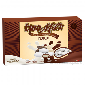 Confetti bianchi Two Milk Crunch Choco al cioccolato 1Kg Maxtris - Italy