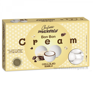 Confetti bianchi Anime Golose Bon Bon Cream al cioccolato bianco 900gr Maxtris - Italy