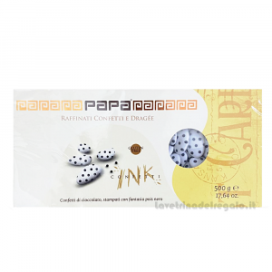 Confetti bianchi e neri al cioccolato fondente 500gr Papa - Italy
