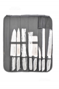 Set Knives + Bag Black New Von Meister 8 Pieces