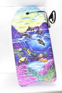 Table Surf Sea Game Image Dolphins 100x45 Cm