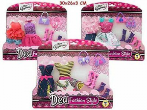 Dea Fashion Abiti Set Vestiti Bambola Assortiti Per Barbie 65925