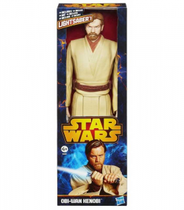 Hasbro Star Wars Action Figure Obi Wan Kenobi 30 Cm Personaggio Giocattolo