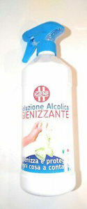 Soluzione Alcolica Igienizzante Spray Per Superfici 850 Ml