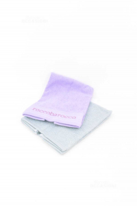 Rocco Barocco - Pair Of Towels Guest,40x60 Cm,100% Cotton,new