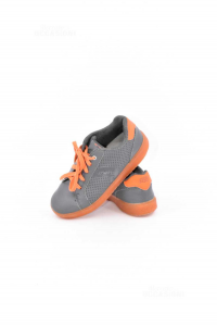 Shoes Boy Geoxgrey Dark Orange Size 33 Made In Italy