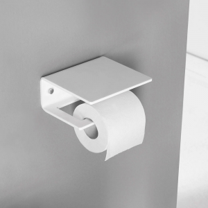 Dérouleur Papier Toilette avec Étagère Plexy Capannoli