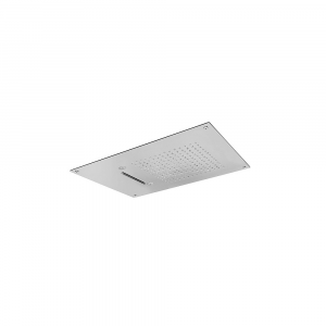 55x40cm 3-function ceiling recessed shower head Frattini Showers