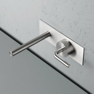 Built-in Washbasin Mixer with fixing plate Levo Quadro Design