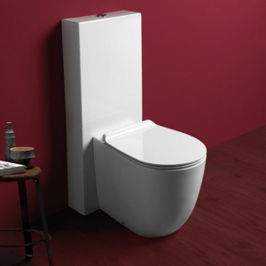 Simas - Vignoni Back to wall WC with close coupled cistern