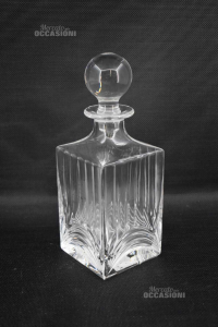Botle Crystal With Cap H 25 Cm