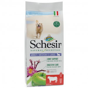 Schesir Natural Selection  MANZO ADULT / MEDIUM & LARGE 9.6kg PROMOZIONE
