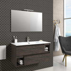 Zante suspended bathroom cabinet with drawers 
